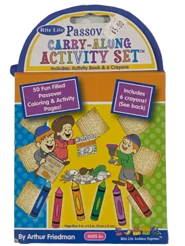 Pesach Activity Book and Crayons
