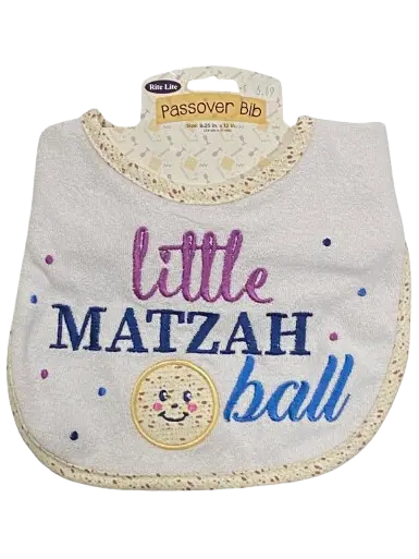 Little Matzah Ball Bib