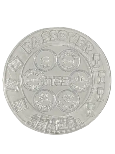 Heavy Plastic Seder Plate