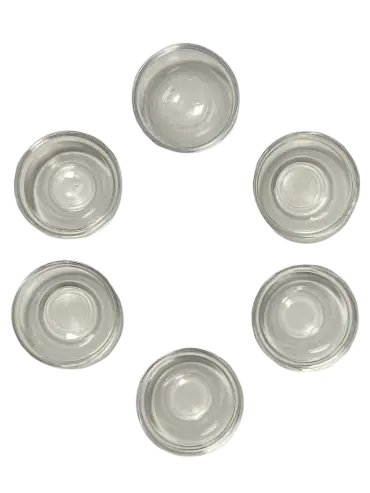 Glass Seder Plate Liners