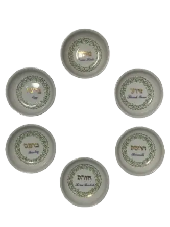 Ceramic Seder Plate Liners